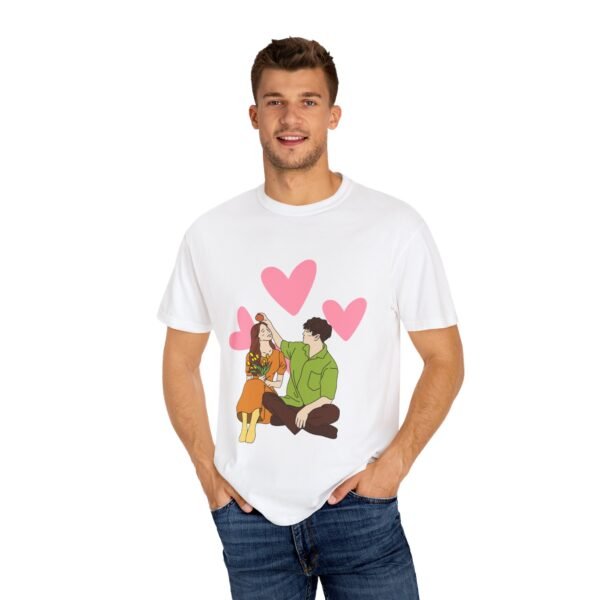 Love Vibes Graphic Unisex T-Shirt - Perfect for Couples and Valentine's Day - Image 8