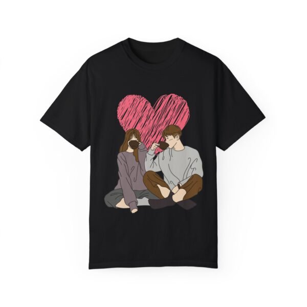 Romantic Couple Graphic T-Shirt - Perfect for Valentine's Day and Everyday Love