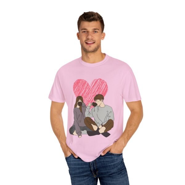 Romantic Couple Graphic T-Shirt - Perfect for Valentine's Day and Everyday Love - Image 16