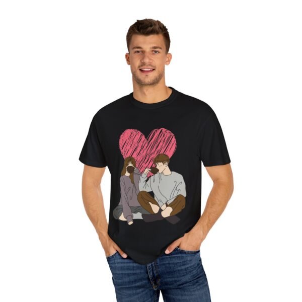 Romantic Couple Graphic T-Shirt - Perfect for Valentine's Day and Everyday Love - Image 4