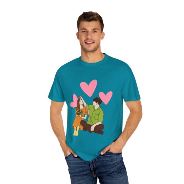 Love Vibes Graphic Unisex T-Shirt - Perfect for Couples and Valentine's Day - Image 12